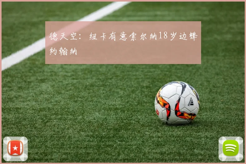 德天空：纽卡有意索尔纳18岁边锋约翰纳